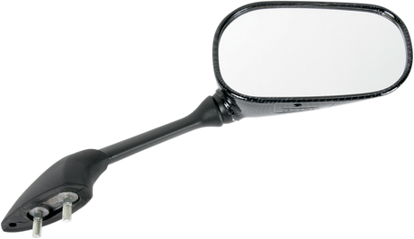 Mirror - Side View - Black/Carbon Fiber - Rectangle - Right - Yamaha 2007 - 2008