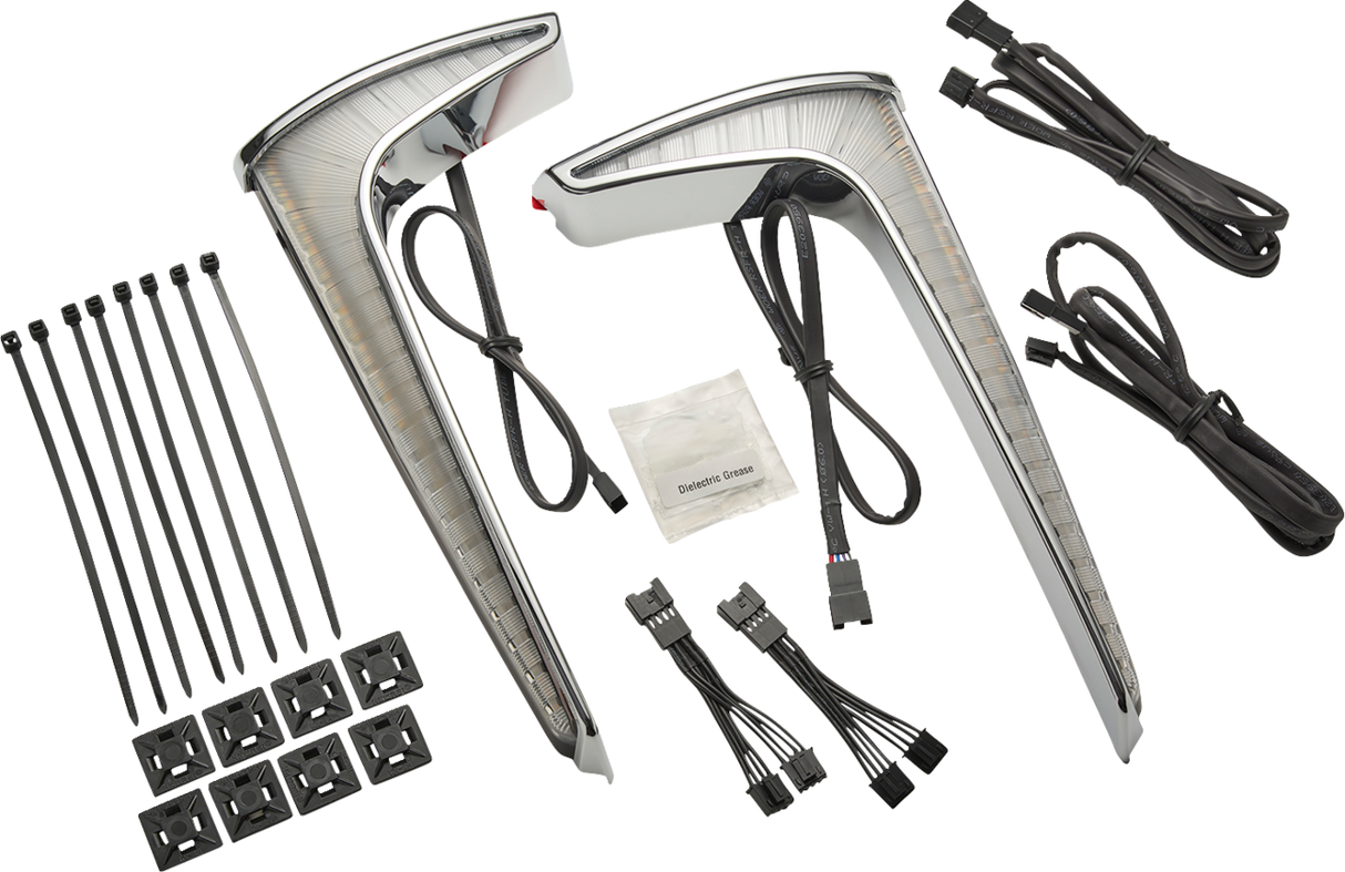 Lights - Lower Fairing - Chrome - Indian 2022 - 2024