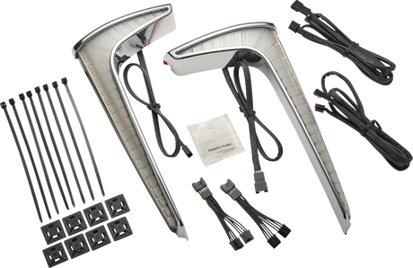 Lights - Lower Fairing - Chrome - Indian 2022 - 2024