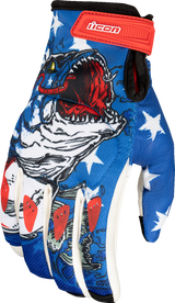 Hooligan Basstard™ Gloves - Blue - XL