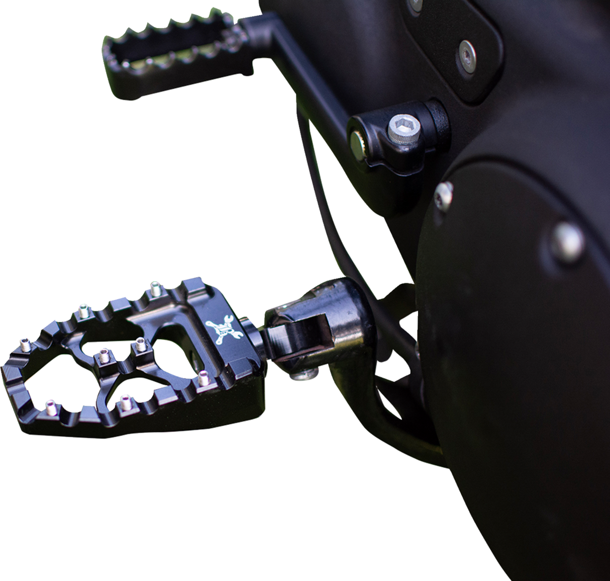 MX Evolution Driver Pegs - Black - Sportster/Dyna 1997 - 2022