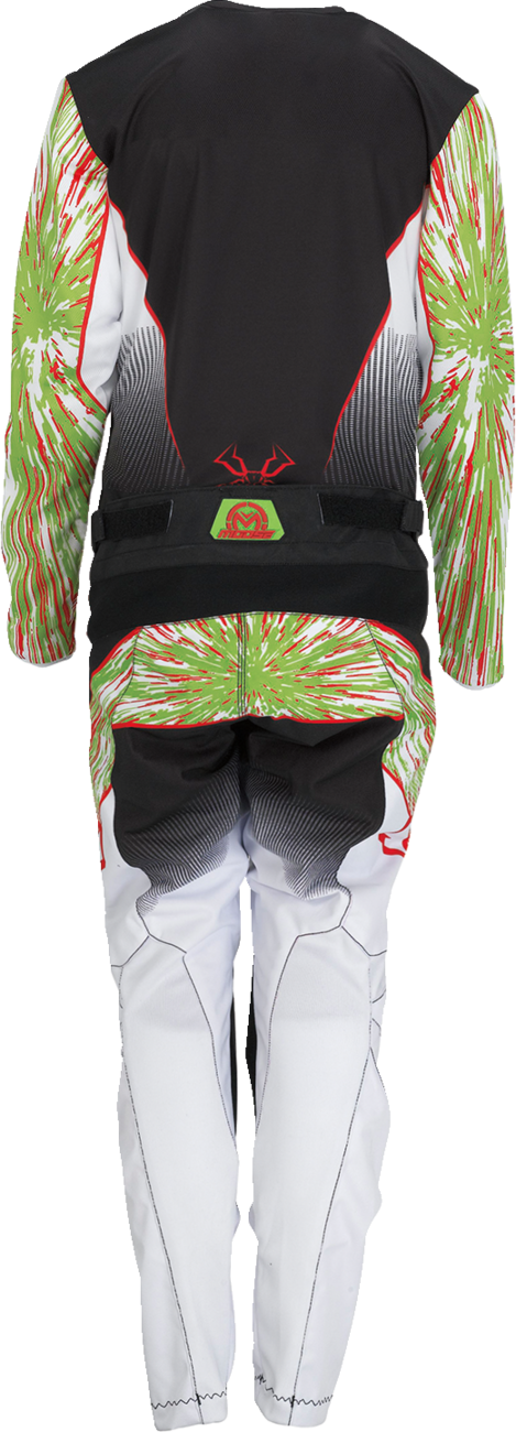 Youth Agroid Pants - Green/Red/Black - US 26