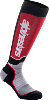 MX Plus Socks - Black/Red/Gray - Large