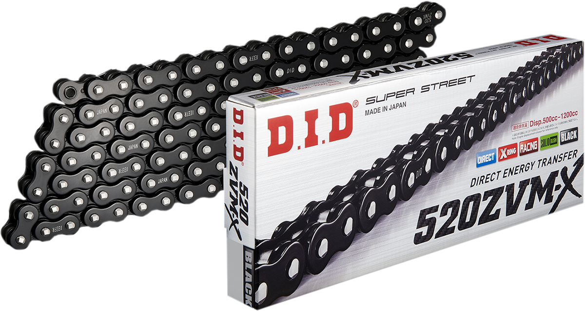 520 ZVM-X Drive Chain - Black - 120 Link