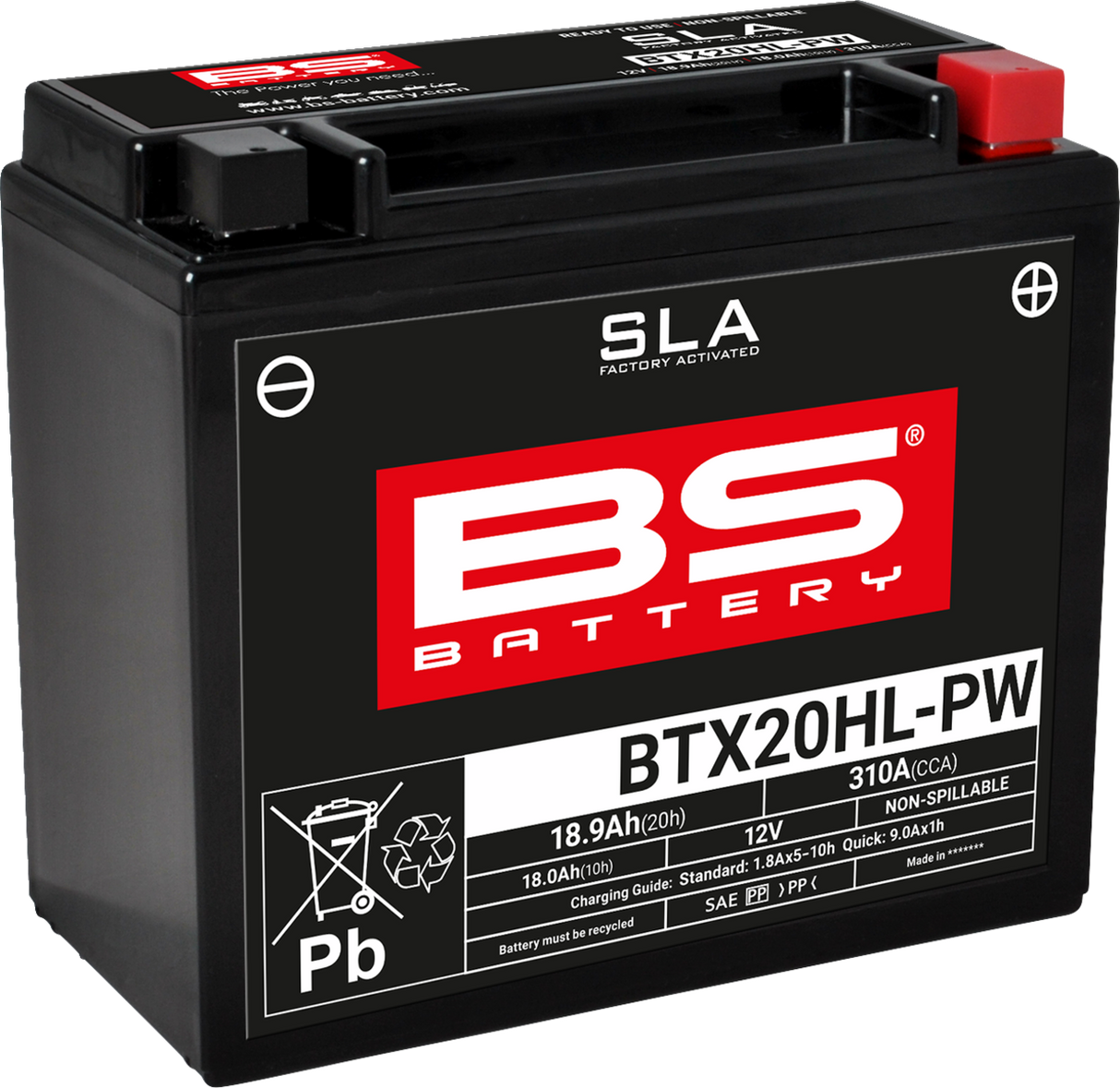 Battery - BTX20HL-PW (YTX) 1986 - 2023