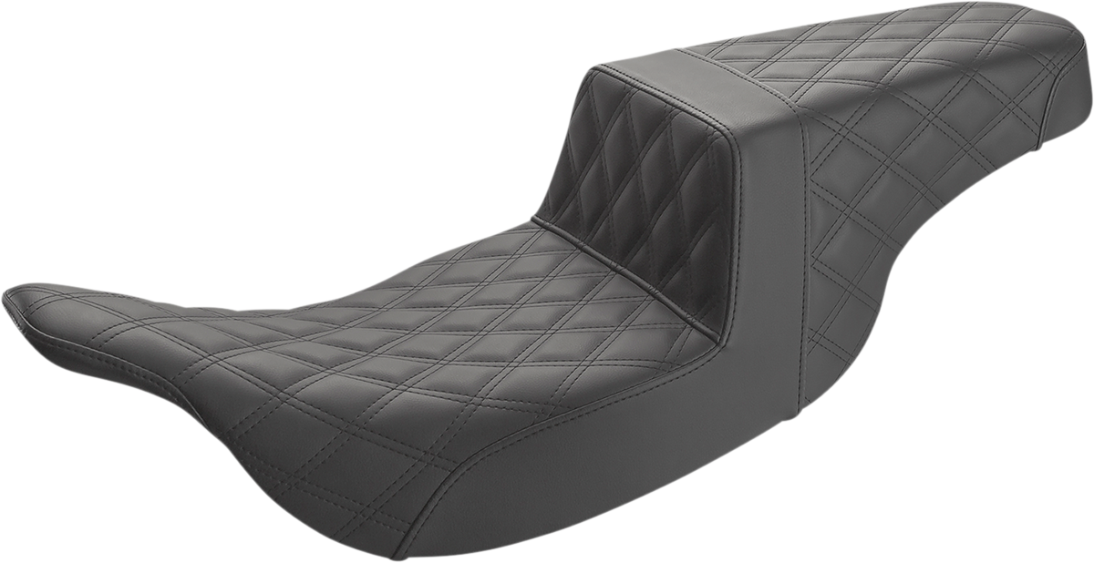 Step-Up Seat - Full Lattice Stitch - Black 1997 - 2007