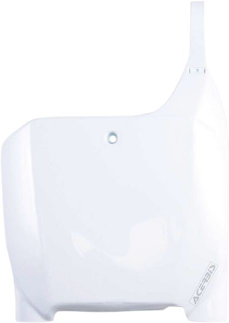 Front Number Plate - White 2000 - 2003