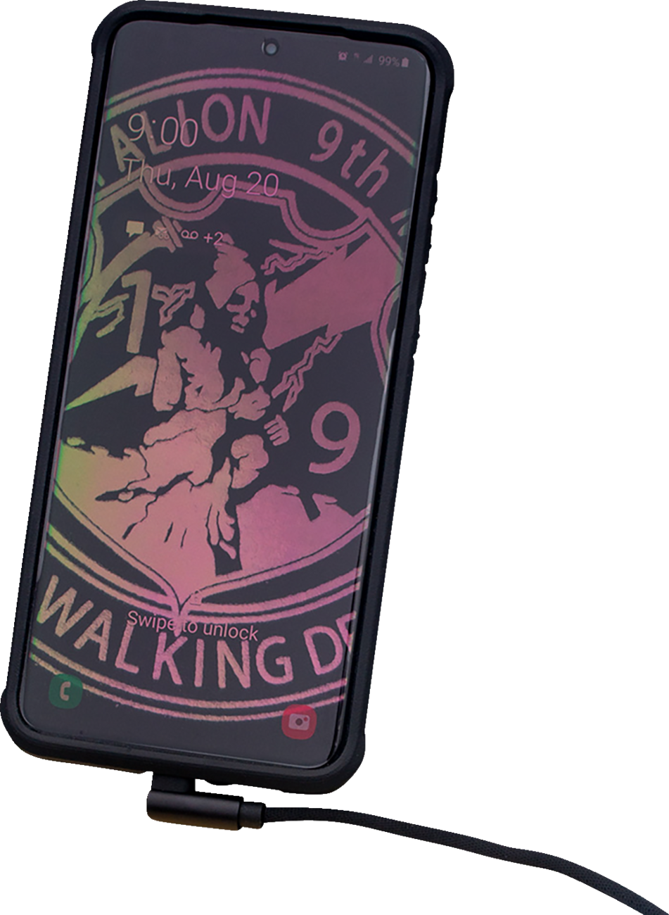 USB to 90° USB-C Cable - Charger - Single-End - 12\"