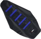 Ribbed Seat Cover - Black Cover/Blue Ribs - Yamaha 2006 - 2009