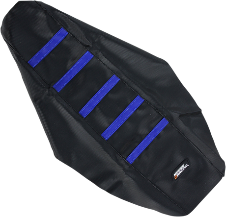 Ribbed Seat Cover - Black Cover/Blue Ribs - Yamaha 2006 - 2009
