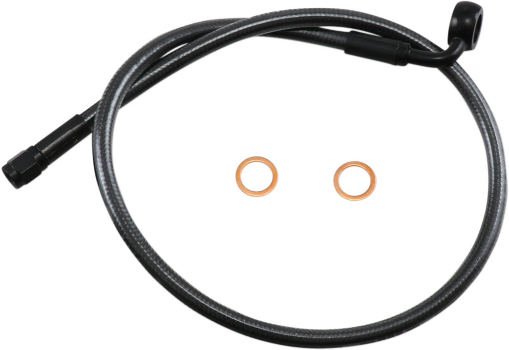 Brake Line - 12mm-90° - 26\" - Black Pearl