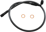 Brake Line - 12mm-90° - 26\" - Black Pearl