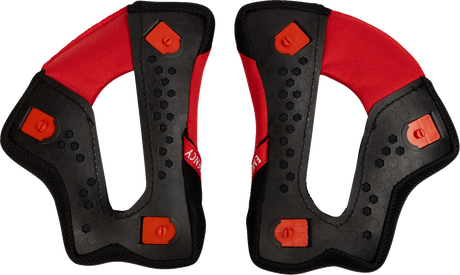 Reflex Sport Cheek Pads - Red/Black - XL