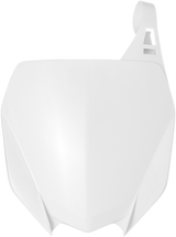 Front Number Plate - White 2018 - 2023