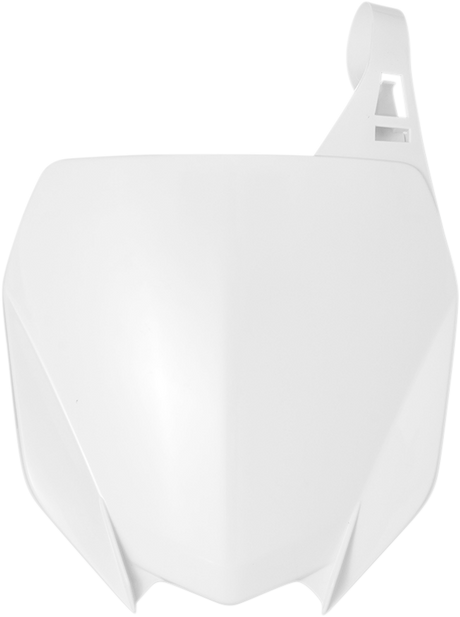 Front Number Plate - White 2018 - 2023