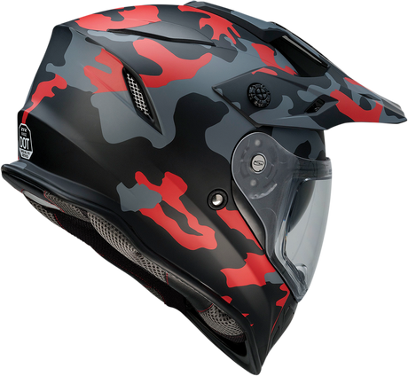 Range Helmet - Camo - Red - 2XL
