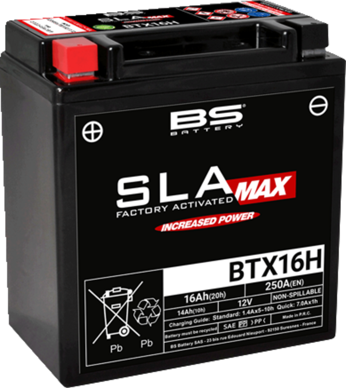 Battery - BTX16H (YTX) 1992 - 2023