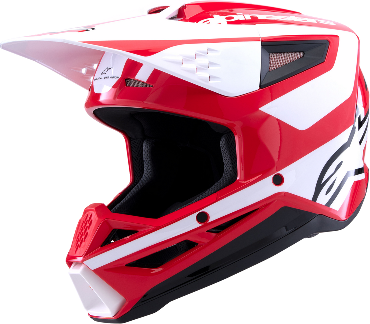 SM3 Helmet - Heat - Gloss Red/White/Black - Small