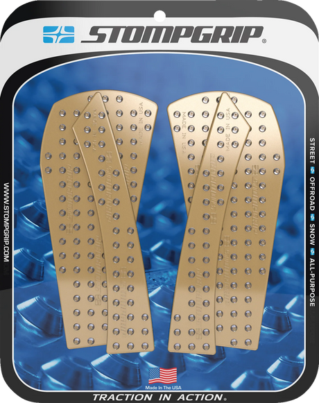 Traction Pad Tank Grips - Volcano - Clear - 890 Adventure/R 2023 - 2025