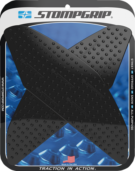 Traction Pad Tank Grips - Volcano - Black - GSX-S 1000/GT 2022 - 2024