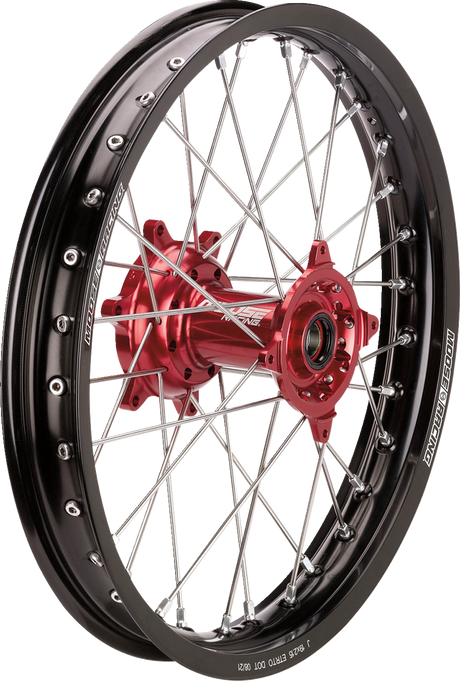 Wheel Assembly - SX-1 - Complete - Rear - Black Wheel/Red Hub - 18x2.15 - Beta 2013 - 2025
