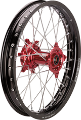 Wheel Assembly - SX-1 - Complete - Rear - Black Wheel/Red Hub - 18x2.15 - Beta 2013 - 2025