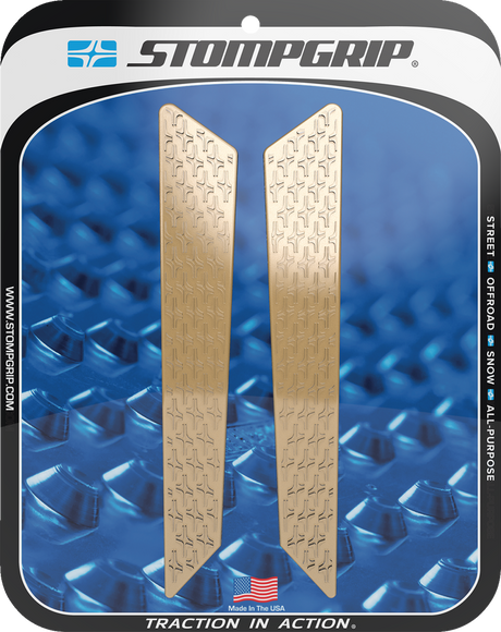 Traction Pad Tank Grips - Icon - Clear - Tiger 1200 Rally Explorer 2022 - 2024