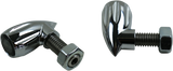 3-1 Bullet Rear Indicator Lights - Grooved - Chrome