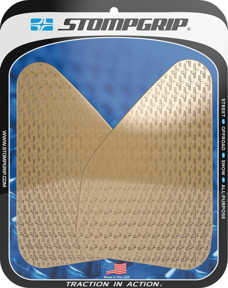 Traction Pad Tank Grips - Icon - Clear - MT-09 2024 - 2025