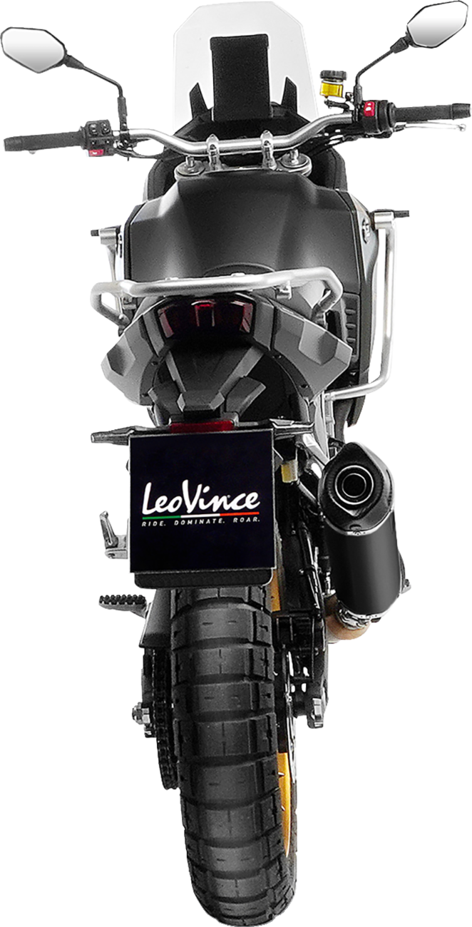 LV One Slip-On Muffler - Black Stainless Steel