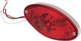 Taillight - Cat Eye - Ultra Thin - Red Lens