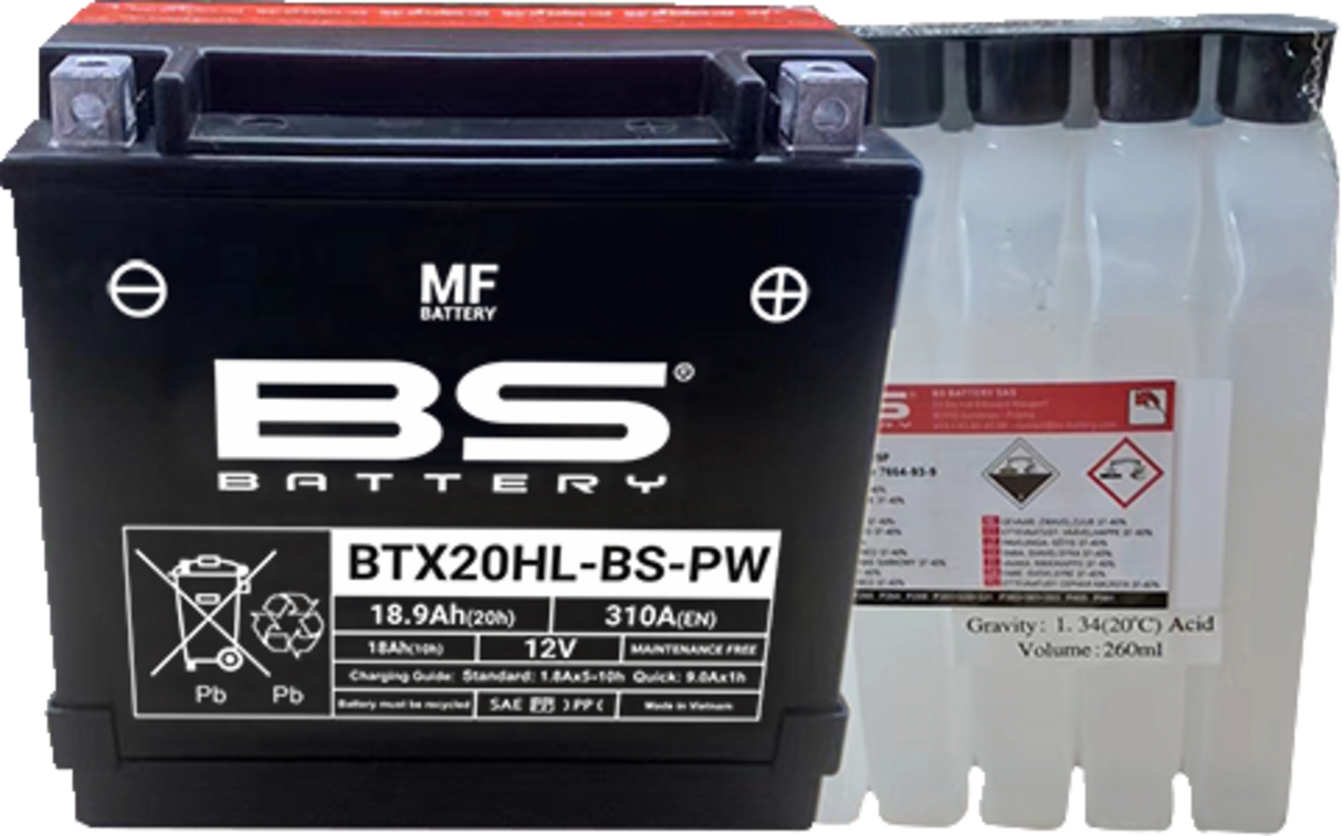 Battery - BTX20HL-BS-PW (YTX) 1984 - 2023