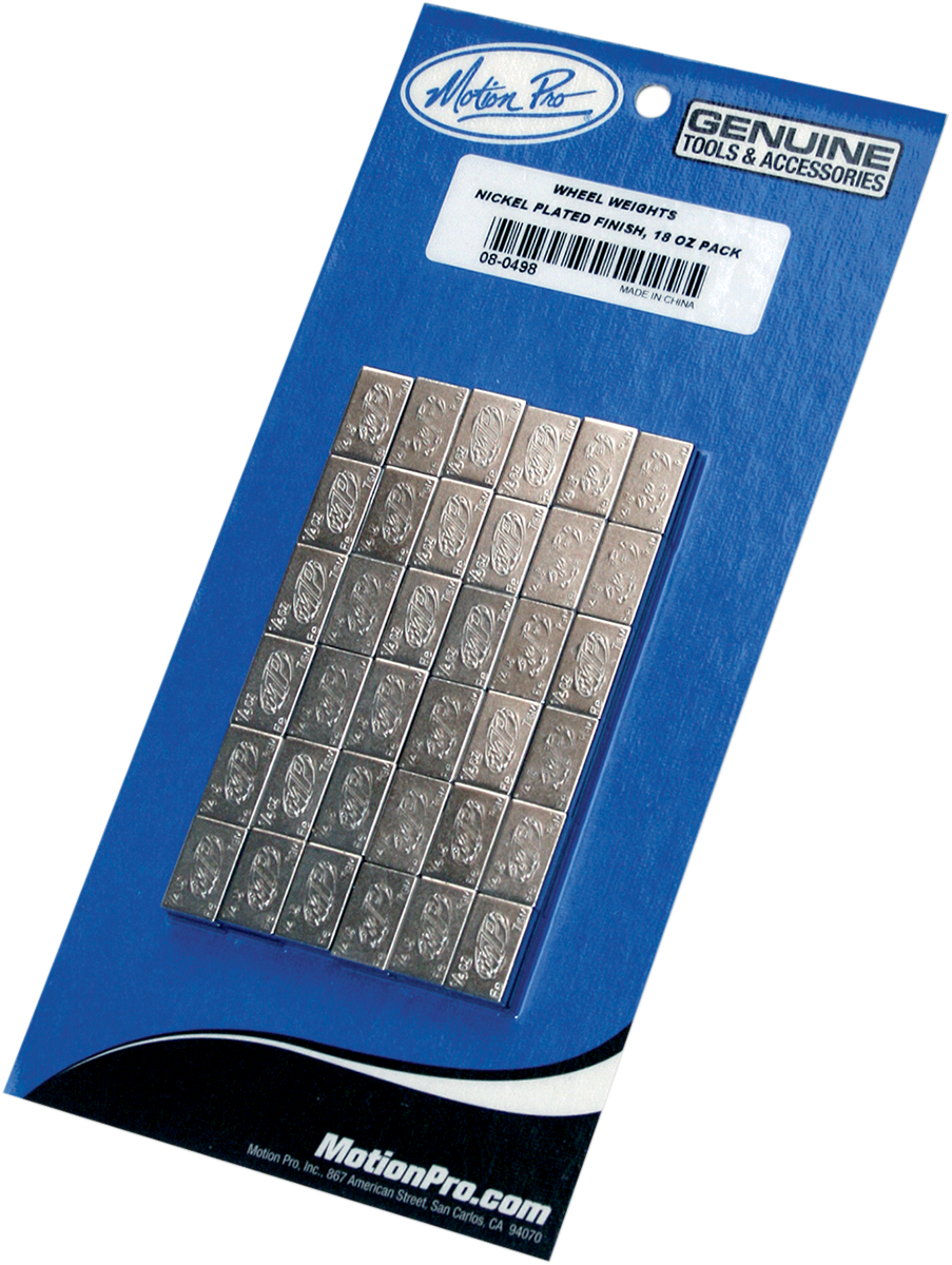 Wheel Weights - Adhesive Stick-On - Nickel - 1/4 oz - 72 Pack