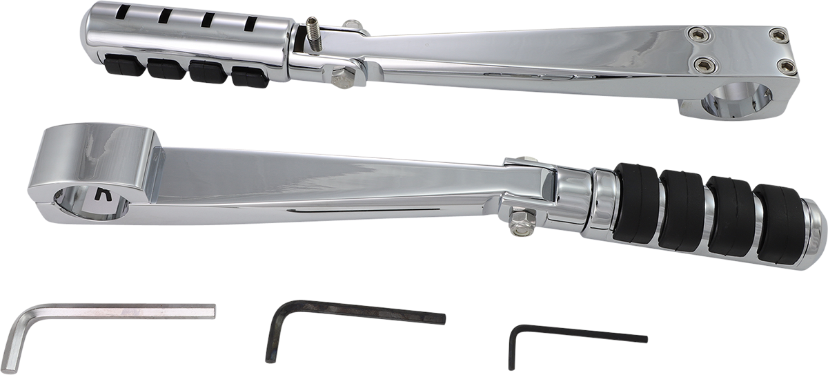 Adjustable Frame Mount Peg - Chrome - 1.25\"