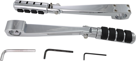 Adjustable Frame Mount Peg - Chrome - 1.25\"