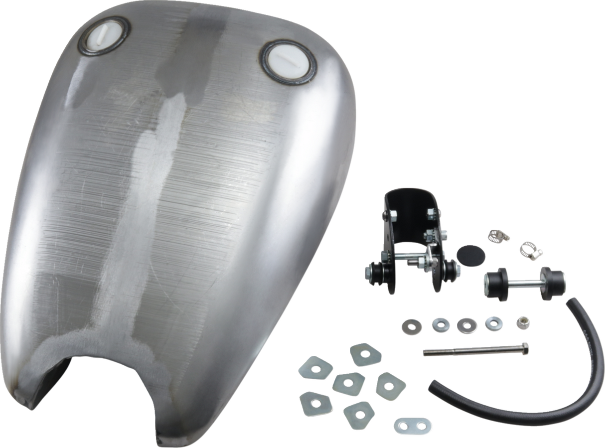 Extended Gas Tank - Smooth-Top - Twin-Cap - Sportster 1982 - 2003