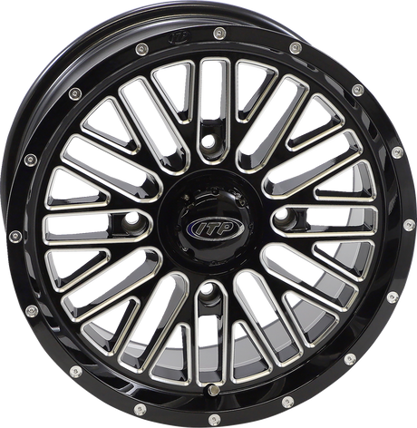Wheel - Momentum - Front/Rear - Black/Milled - 15x7 - 4/156 - 5+2 (+30 mm) 1992 - 2023