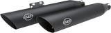 Slash Cut Mufflers - 50 State - Black 2018 - 2020