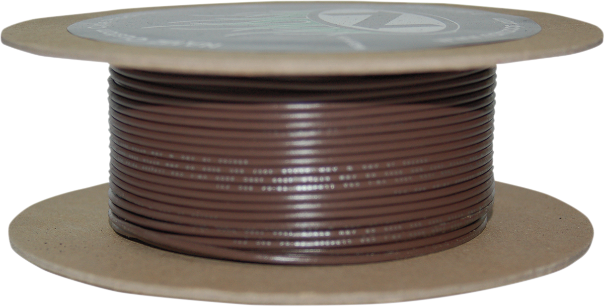 100\' Wire Spool - 18 Gauge - Brown