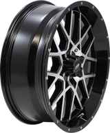 Wheel - Hurricane - Front/Rear - Black Machined - 18x6.5 - 4/137 - 4+2.5 (+10 mm) 2011 - 2023