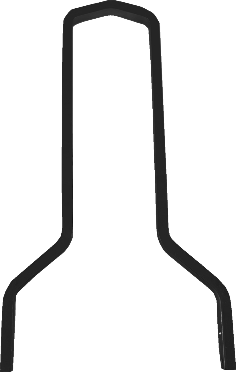 Square Sissy Bar - Tall - Black - 15.5\" H x 11\" W 2014 - 2024