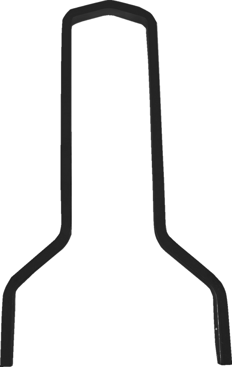Square Sissy Bar - Tall - Black - 15.5\" H x 11\" W 2014 - 2024
