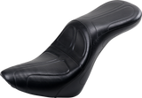Maverick Daddy Long Legs Seat - Black - Stitched - Softail \'18-\'23 2018 - 2023