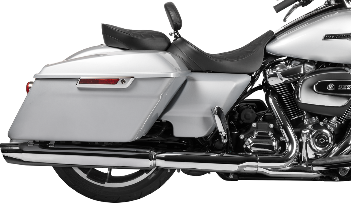 EZ Glide II Backrest - Small - Vinyl - Double Diamond Black Stitch