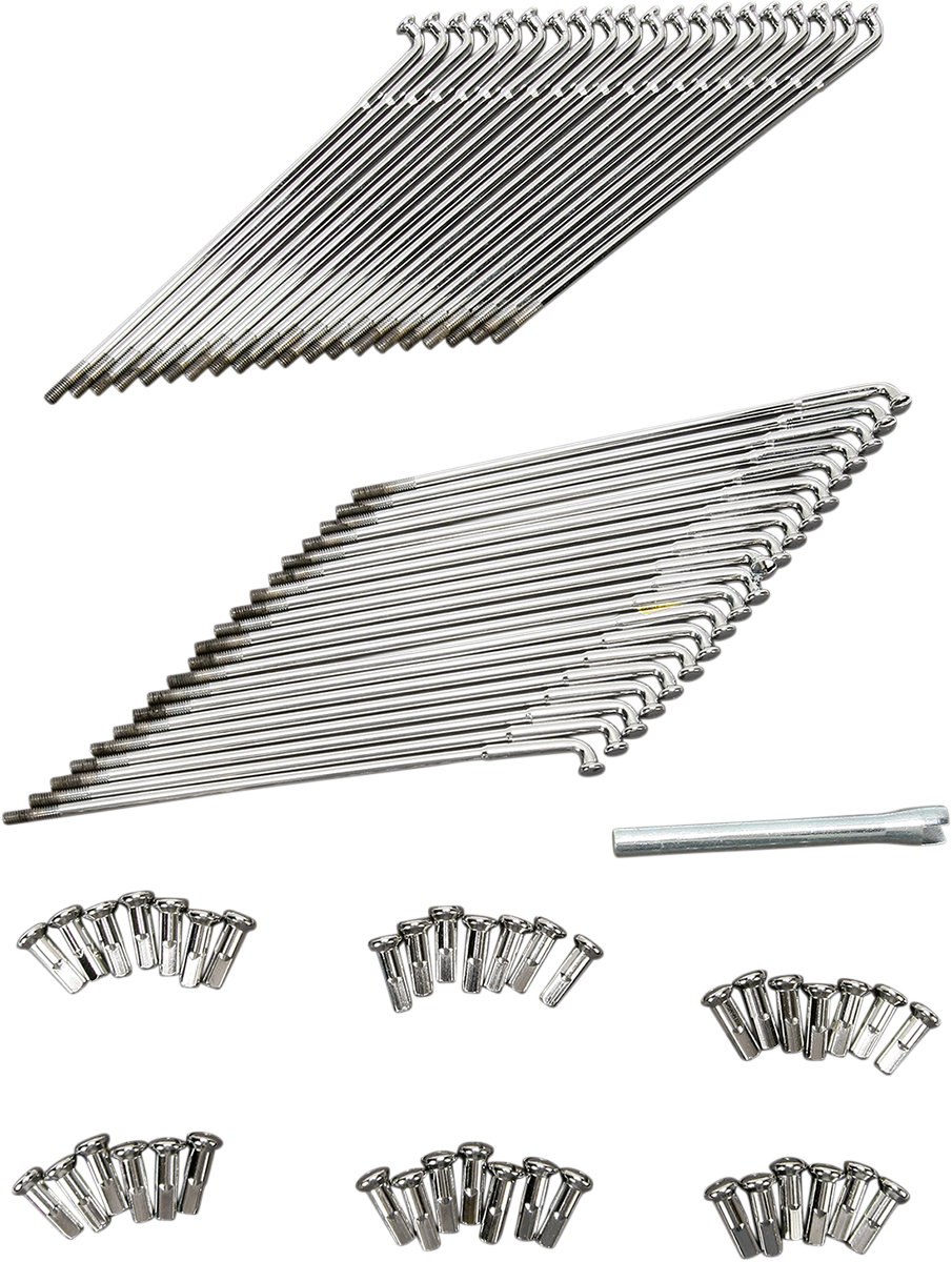 Spoke Set - Front/Rear - Chrome - 8\"