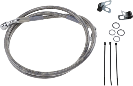 Brake Line - Front - +2\" - Stainless Steel 1988 - 2003