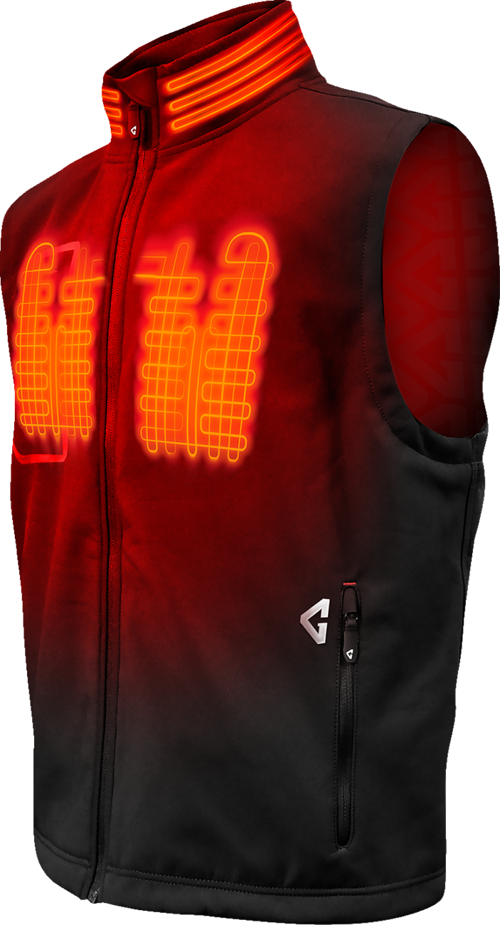 7V Torrid Softshell Heated Vest 2.0 - Black - Small