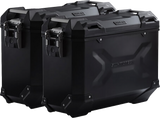 TRAX ADV Aluminum Case System - Black - BMW F 650 GS \'99-\'12 1999 - 2012