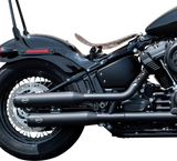 Grand National Race Mufflers for Softail - Black 2018 - 2022