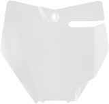 Front Number Plate - White 2018 - 2023